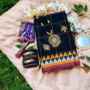 Student Budget শাড়ি গিফট কম্বো প্যাকেজ – TS-30 | সাশ্রয়ী গিফট বক্স | Tangail Sharee