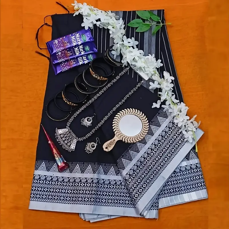হাফ সিল্ক শাড়ির গিফট কম্বো – TS-29 | Half Silk Saree Gift Package | Tangail Sharee