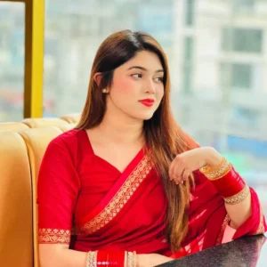 Maroon Half Silk Viral Saree